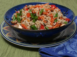 Brown Rice with vegetables Recipe