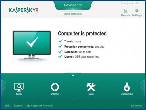 Kaspersky anti virus 2013