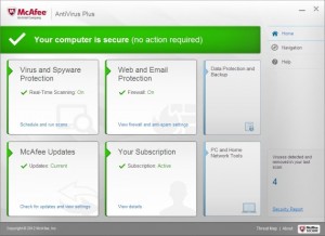 Mcafee antivirus plus 2013