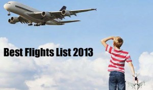 Best flights 2013