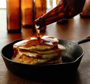 Alcoholic Bacon Pancakes