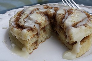 Cinnamon Roll Pancakes