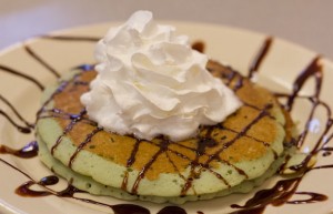 Mint and Chocolate Pancakes