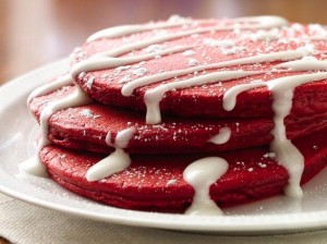 Red Velvet Pancakes