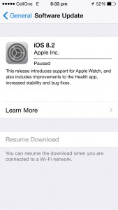 iOS 8.2 Update
