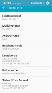 Galaxy S6 Edge Android Lollipop Update