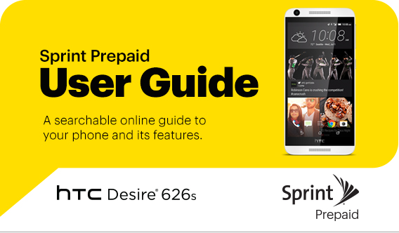 HTC Desire 626s Sprint Guide