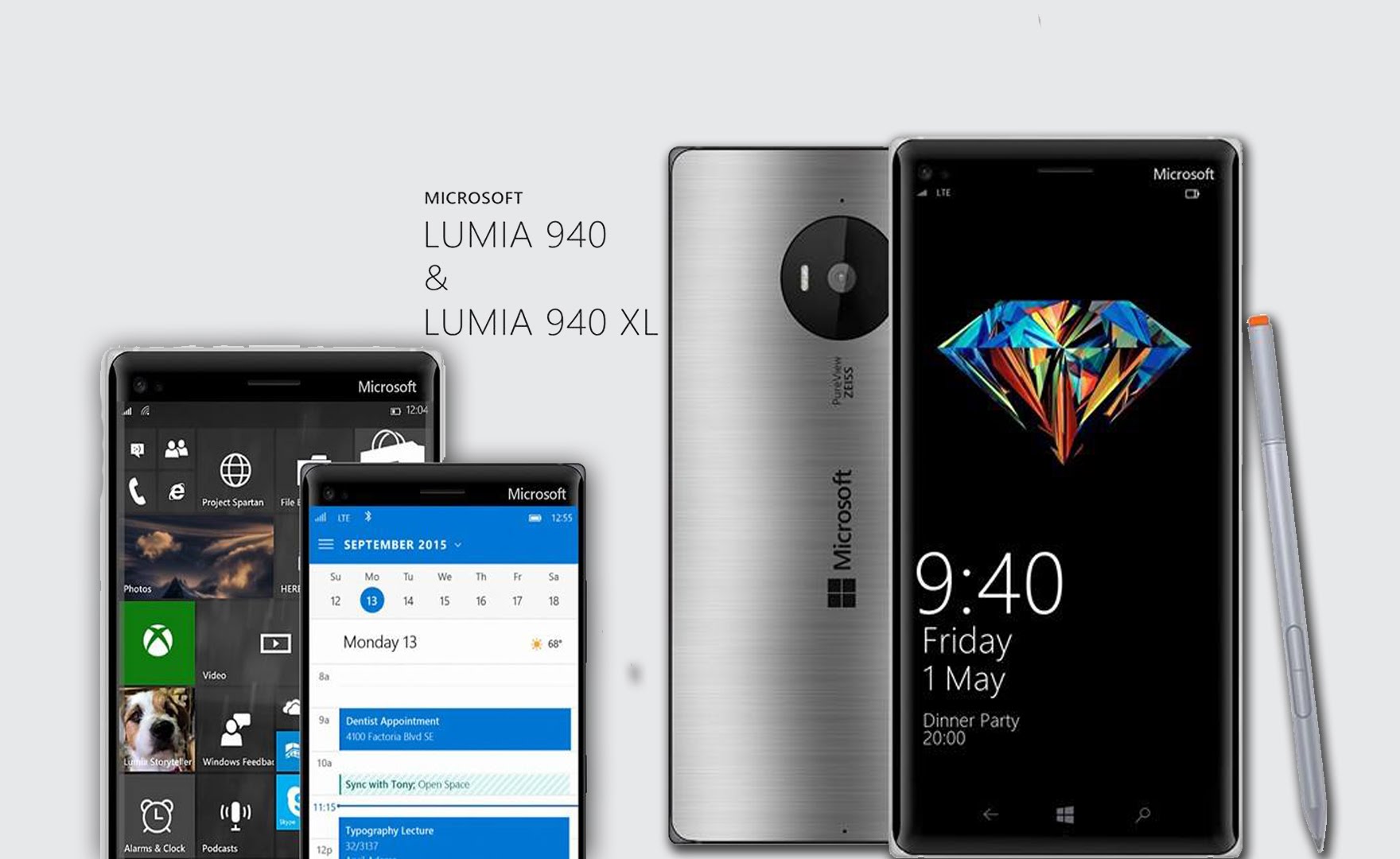 Microsoft Lumia 940 and 940 XL