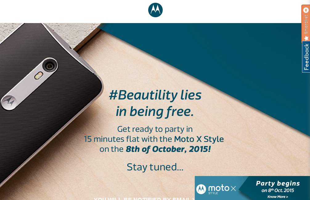 Moto X Style Flipkart Launch