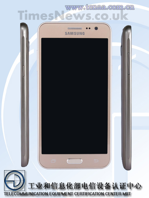 Samsung Galaxy J3 TENAA front