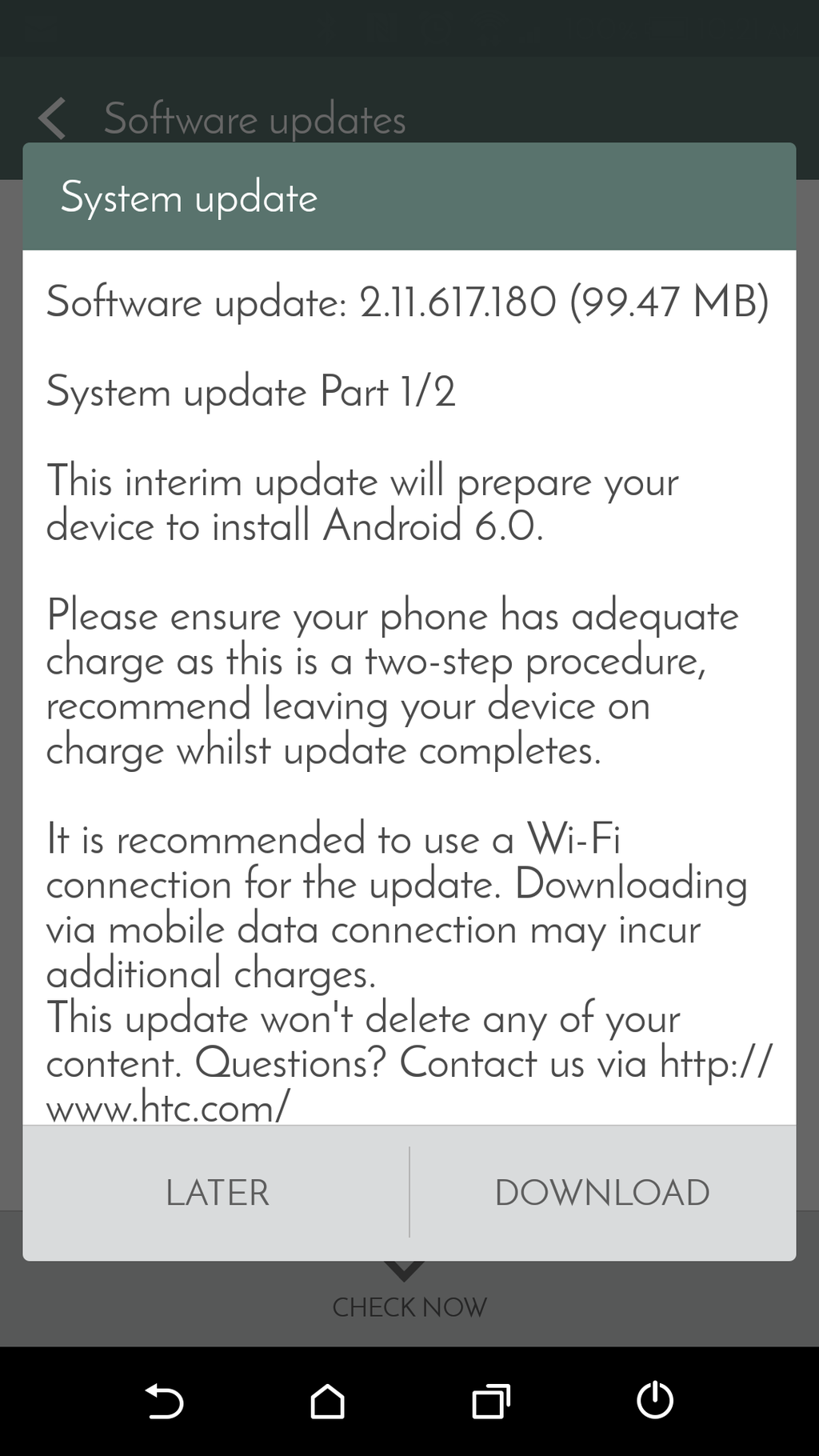 HTC One M9 Unlocked Android 6.0 Update part 1