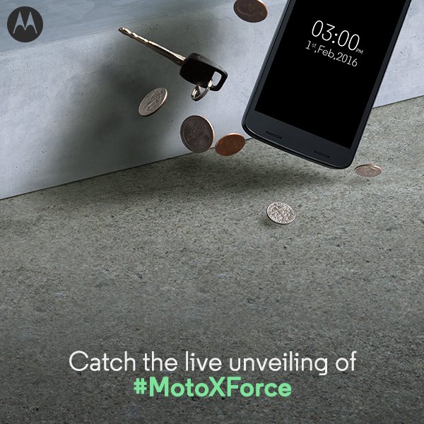 Moto X Force India launch teaser