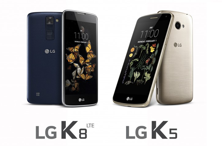 LG K8 and LG K5