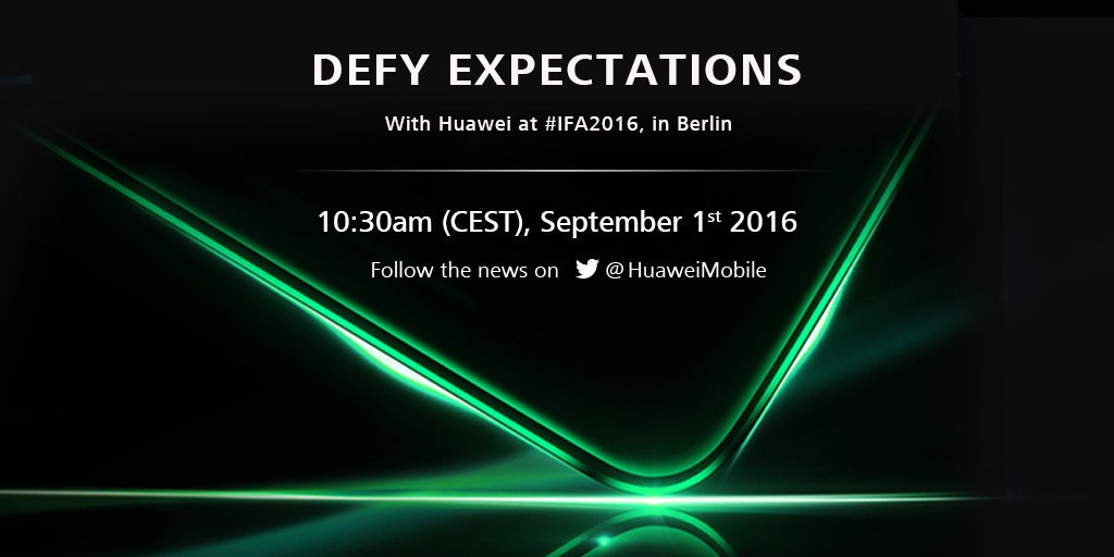 Huawei September 1 IFA 2016 event