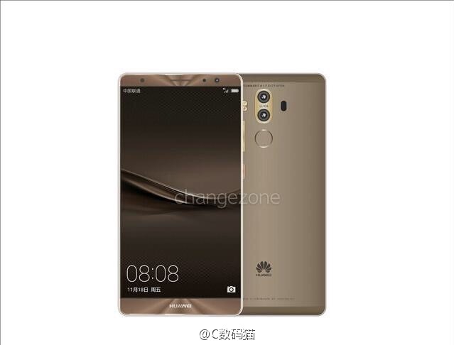 Huawei Mate 9 leaked render
