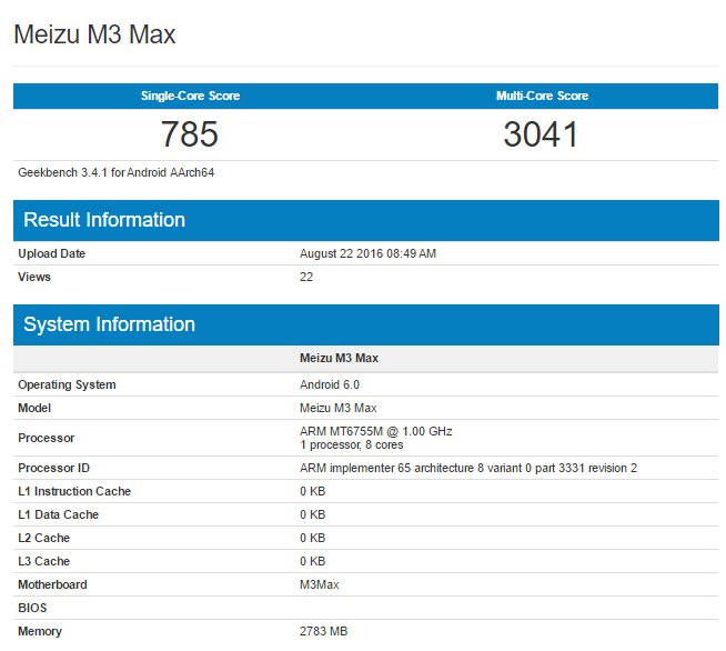 Meizu M3 Max