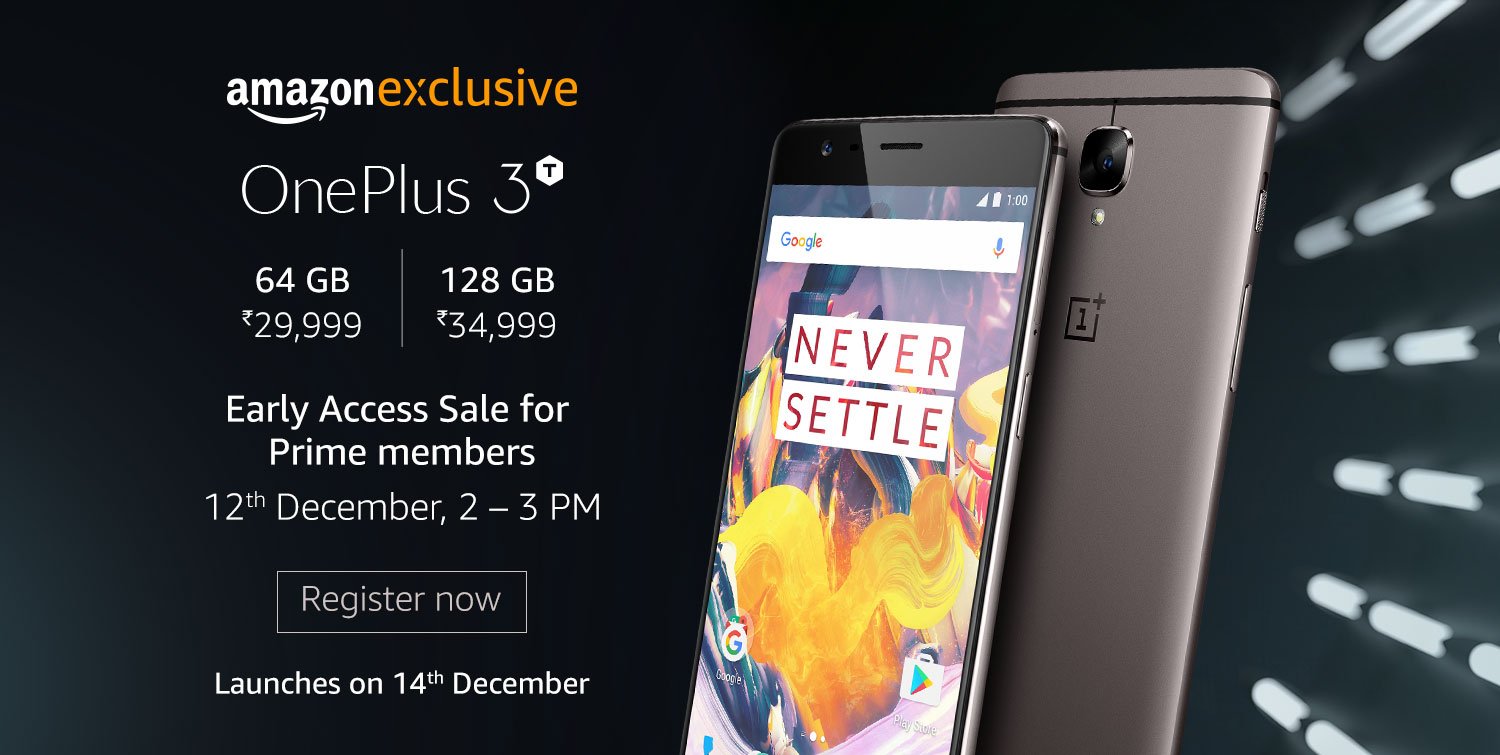 OnePlus 3T Amazon India